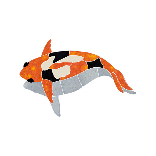 Koi Fish Orange with Shadow
