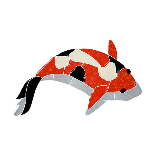 Koi Fish Red with Shadow