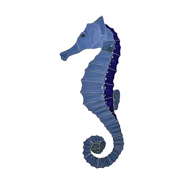 Seahorse Blue Left